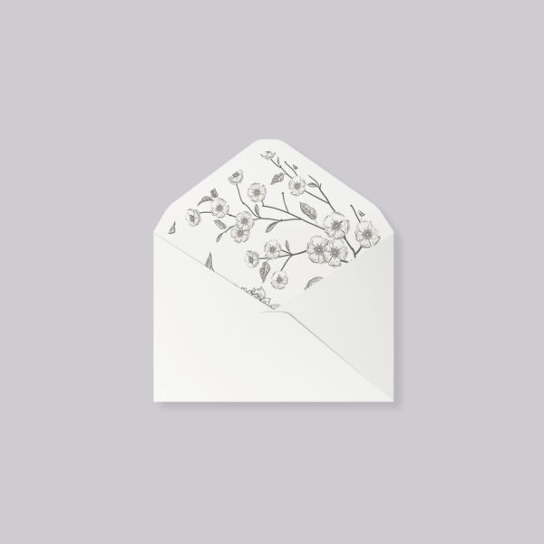 Envelope - floral (set of 10)