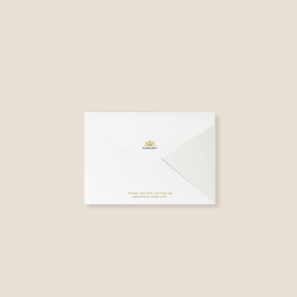 Envelope - your own logo on the back (set of 10)