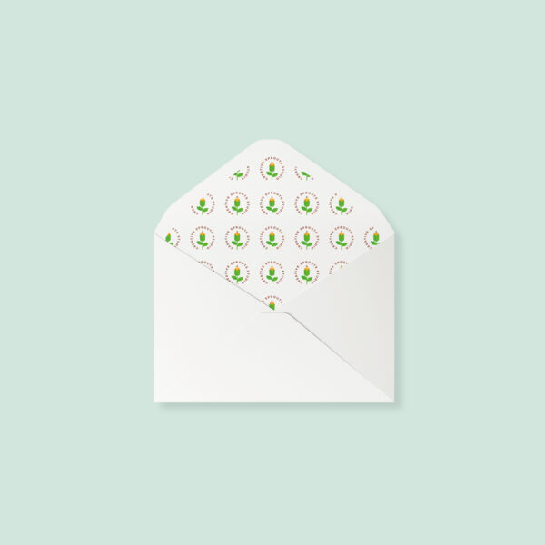 Envelope - your own logo inside (set of 10)