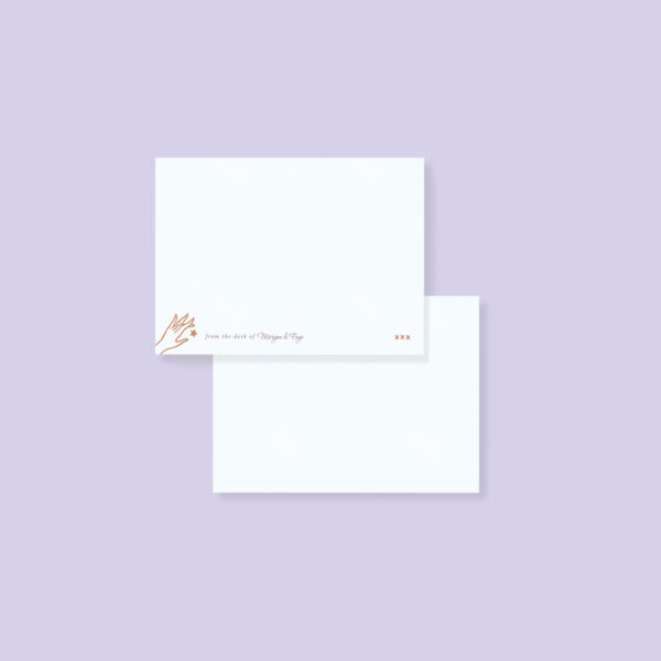 Personalised note card - star catcher (set of 10)