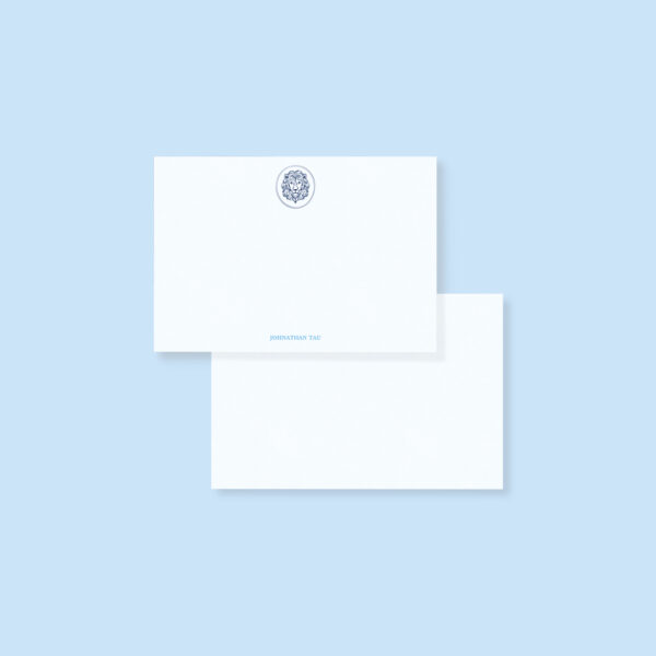 Personalised note card - zodiac symbols 2 (set of 10)