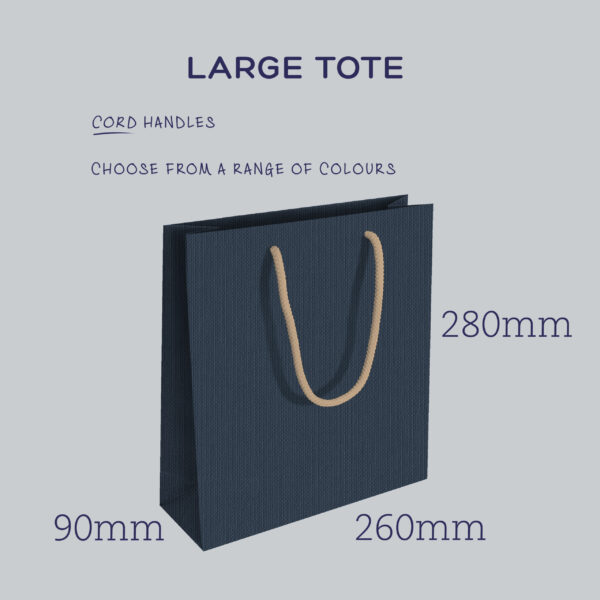 Large Tote: With Choice Of Cord.