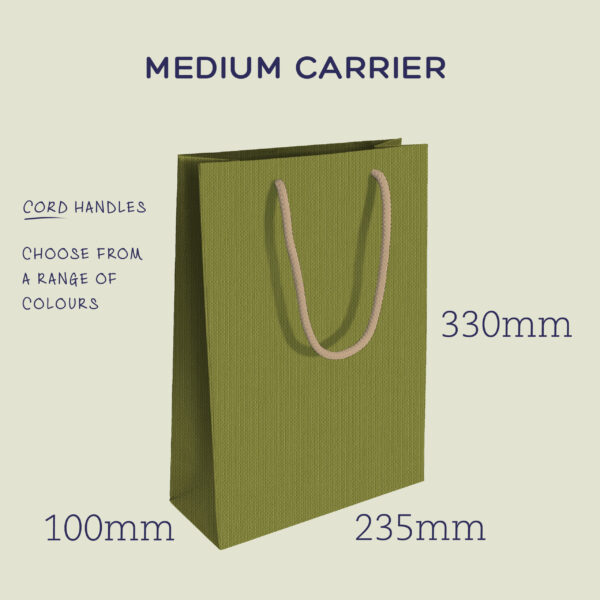 Medium Carrier: With Choice Of Cord.