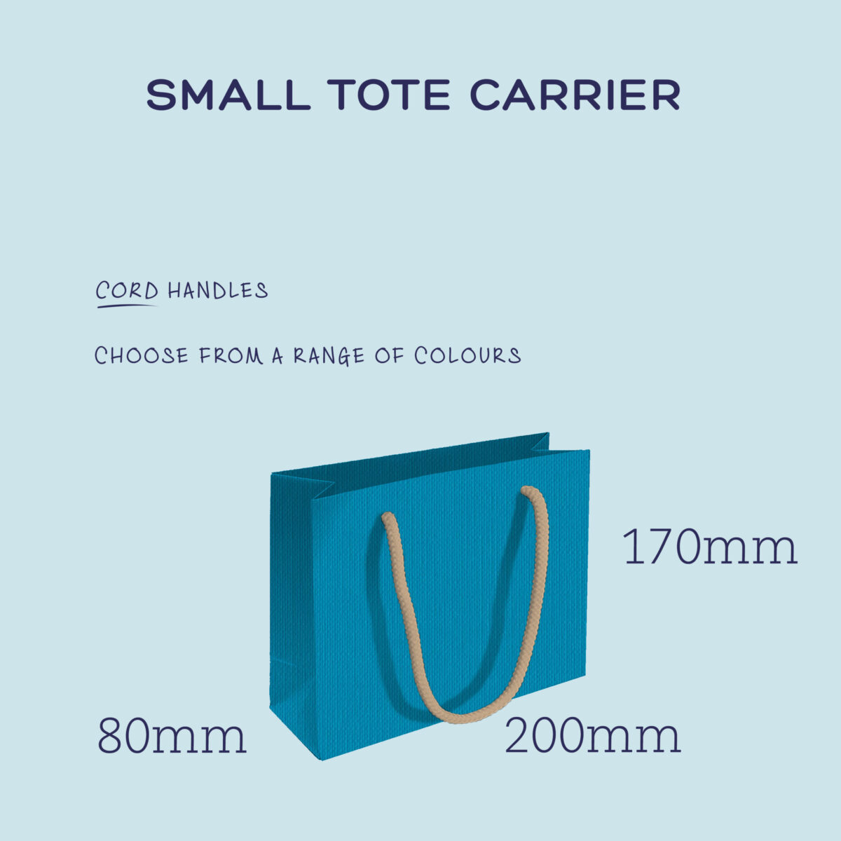 Small Tote: With Choice of Cord. - Image 2